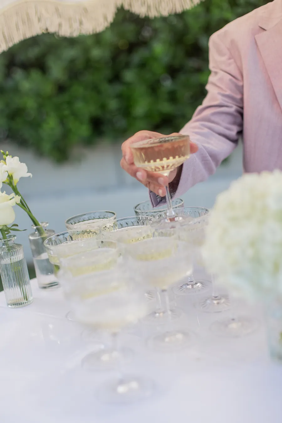 Guests gathering for an intimate waterfront wedding — Alexander and Olga wedding