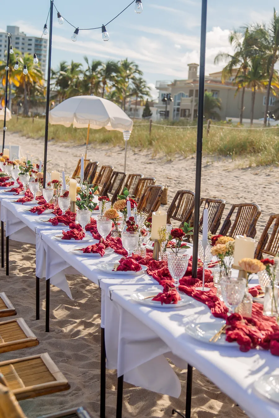 Bride and family preparing beside the ocean — Roman and Victoria wedding
