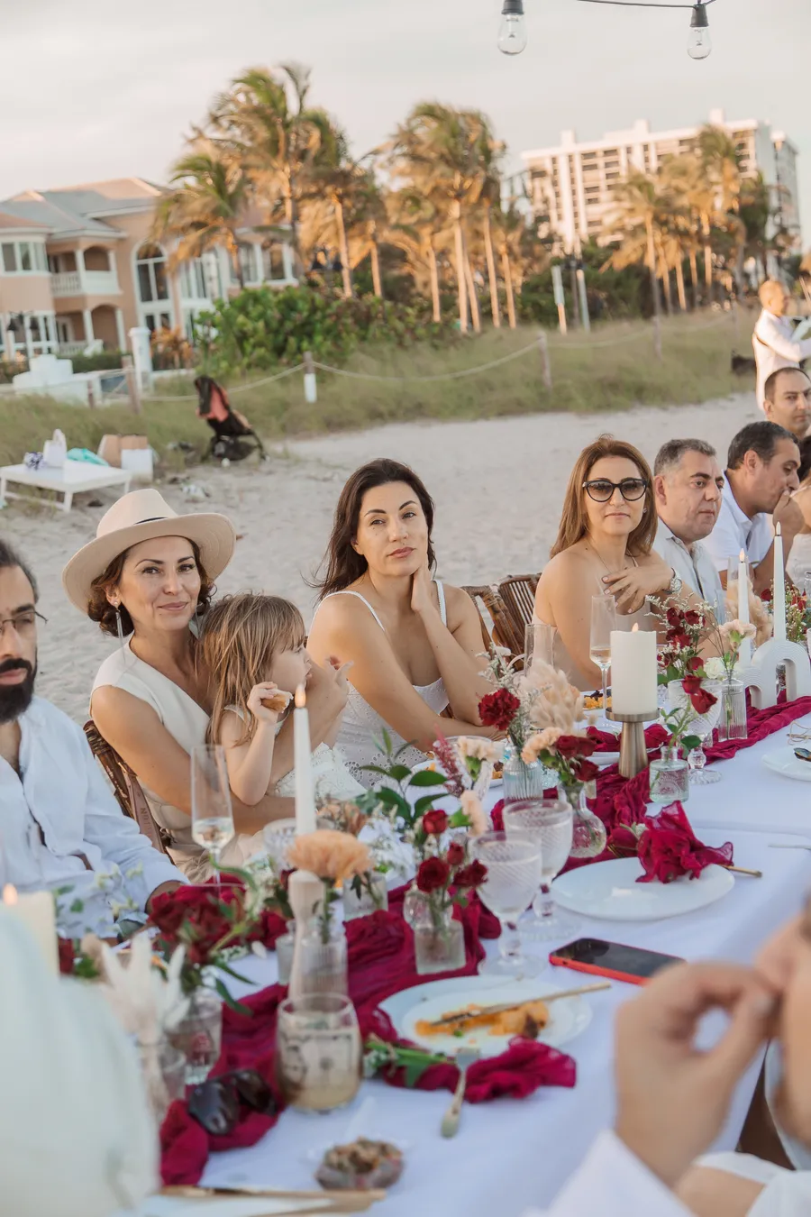 Bride and groom celebrating with their family — Roman and Victoria wedding