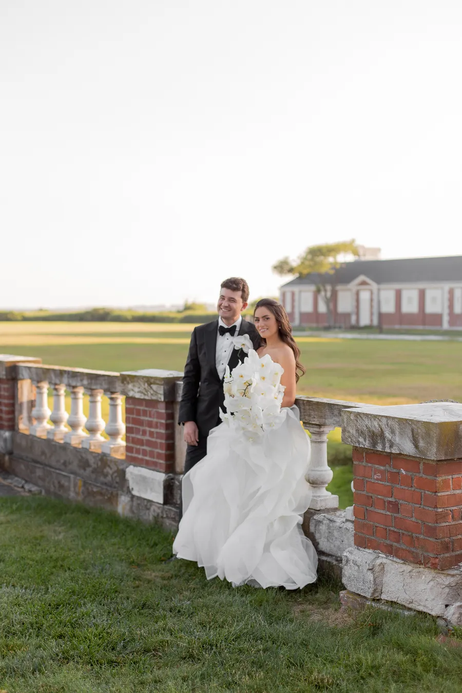 Wedding guest portrait in warm evening light — David and Katia wedding