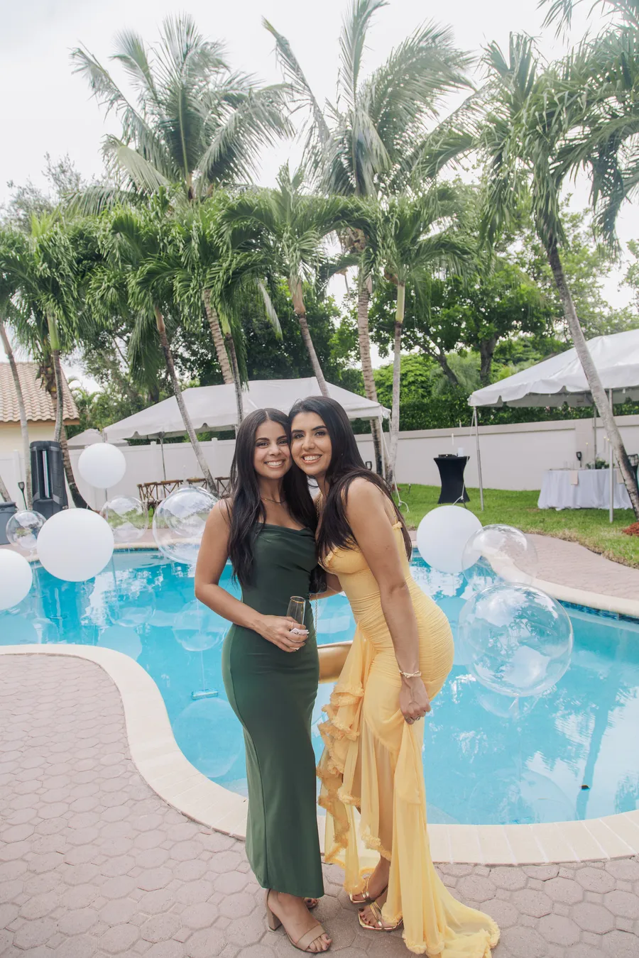 Candid guest portrait at an intimate backyard wedding — Chris and Laura wedding