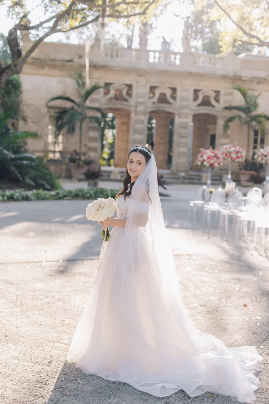 Romantic portrait of the bride and groom — Steven and Iryna wedding