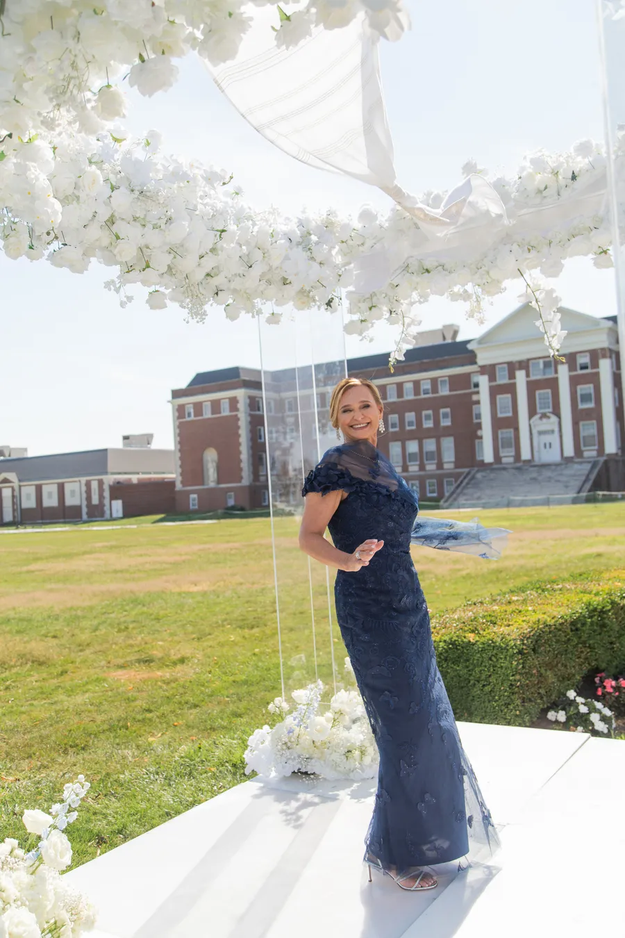 Wedding guests arriving at the historic estate — David and Katia wedding