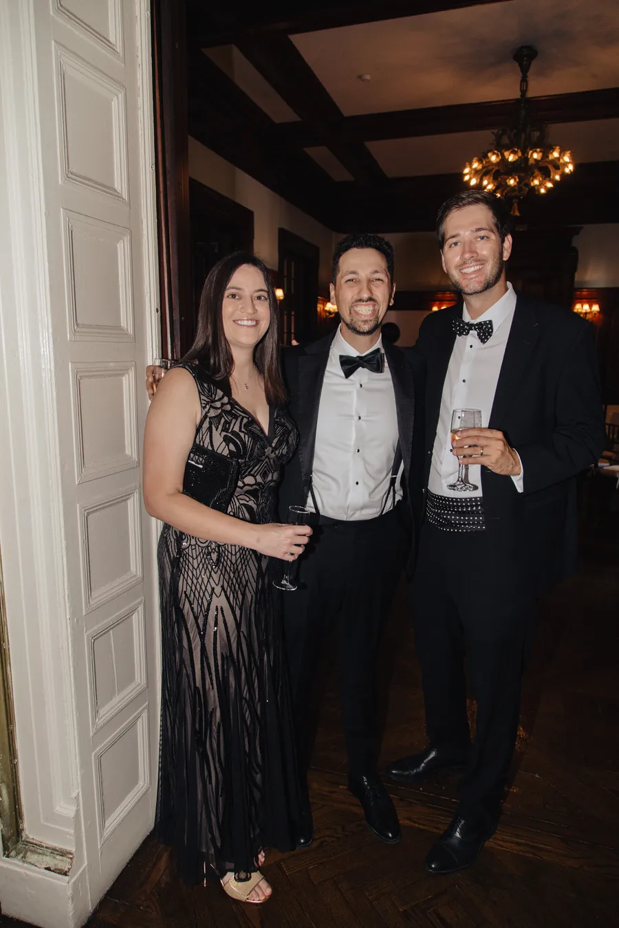 Formal guest portrait inside the reception hall — David and Katia wedding