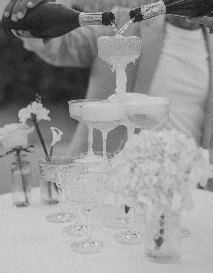Newlyweds sharing a kiss after the ceremony — Alexander and Olga wedding